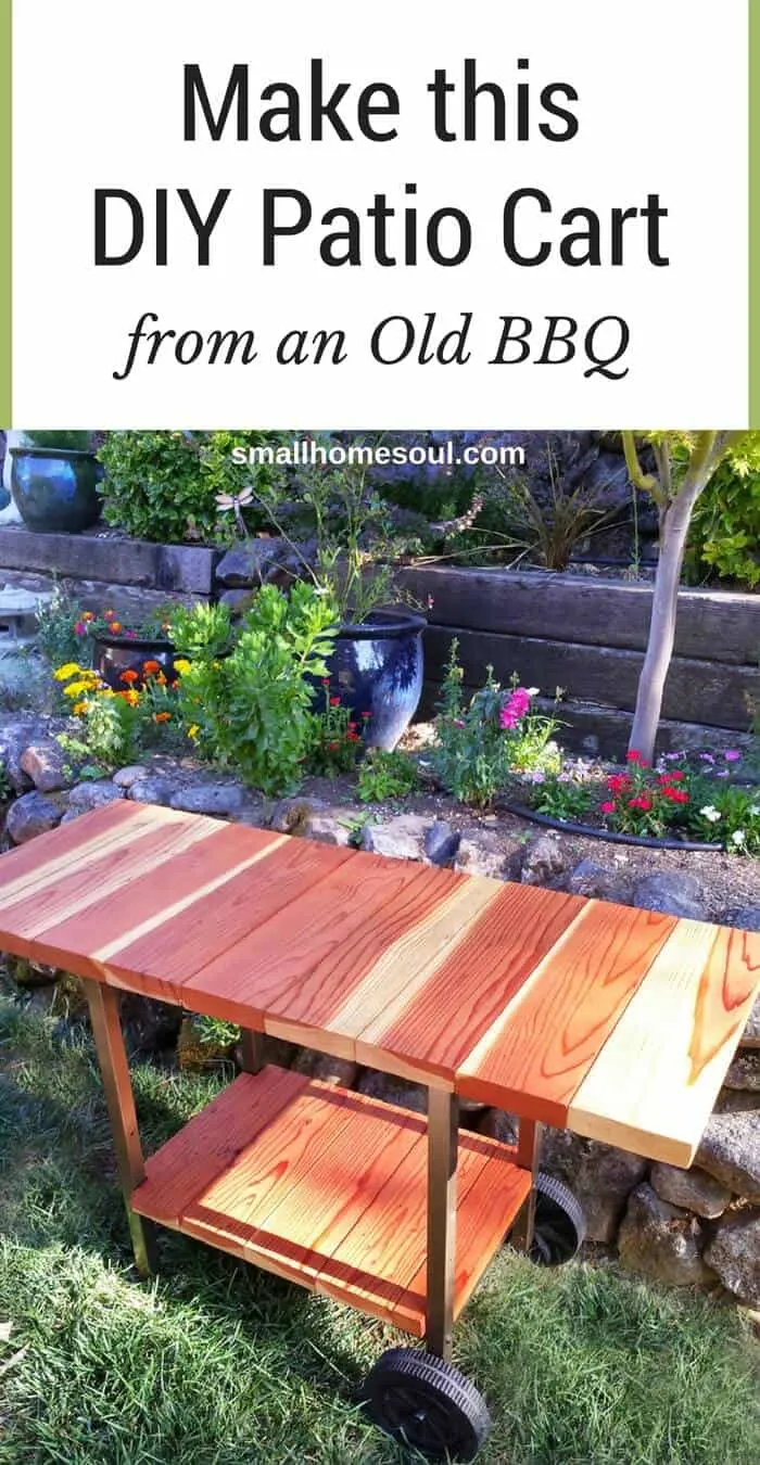 DIY a Patio Cart from your old BBQ.