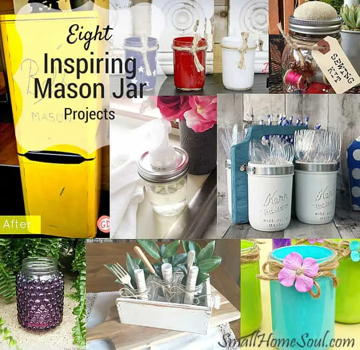 Here are just a few inspiring mason jar projects to get your inspirational and creative juices flowing.