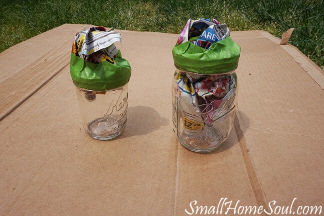 easy DIY Mason Jar Pencil Holders 