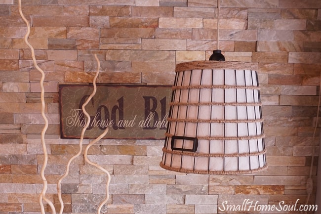 The design possibilities are endless to create your own beautiful DIY Hanging Light from a wire basket, a light kit, and a few supplies….www.smallhomesoul.com