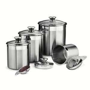 Stainless Steel Canisters for the Bakers gift guide