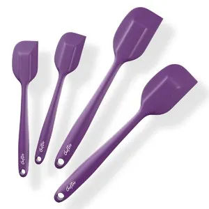 Image of 4 purple spatulas