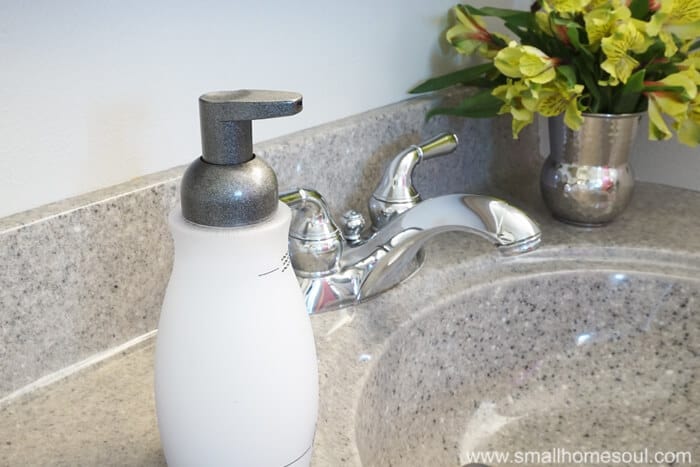 Wow, such a cool update to this soap dispenser, it really stands out and isn't boring brown anymore.