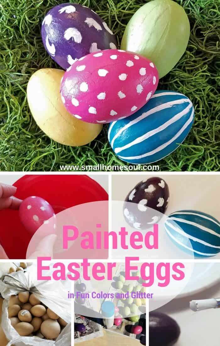 Compilation of cute and easy painted Easter eggs to use for all your Easter decorating projects. 