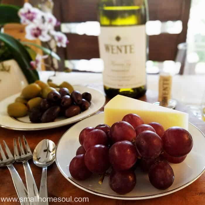 The upside of being outsourced is setting a beautiful table with yummy snacks to celebrate your new successes.