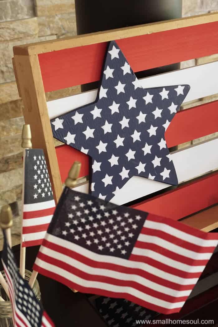 American Crafts Wooden Stamp Star