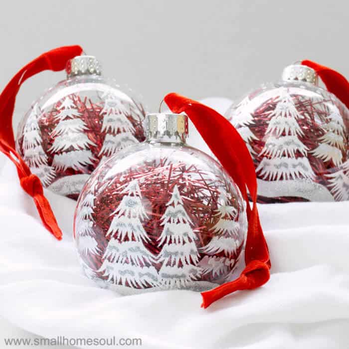 Easy ornament updates for a quick gift.