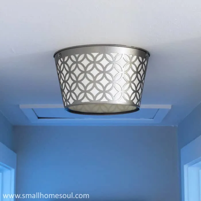 Light Makeover Diy Ceiling, Why Is There Aluminum Foil In My Light Fixture