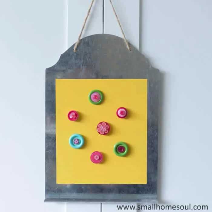 Cute magnetic memo board is ready to hold all your notes.