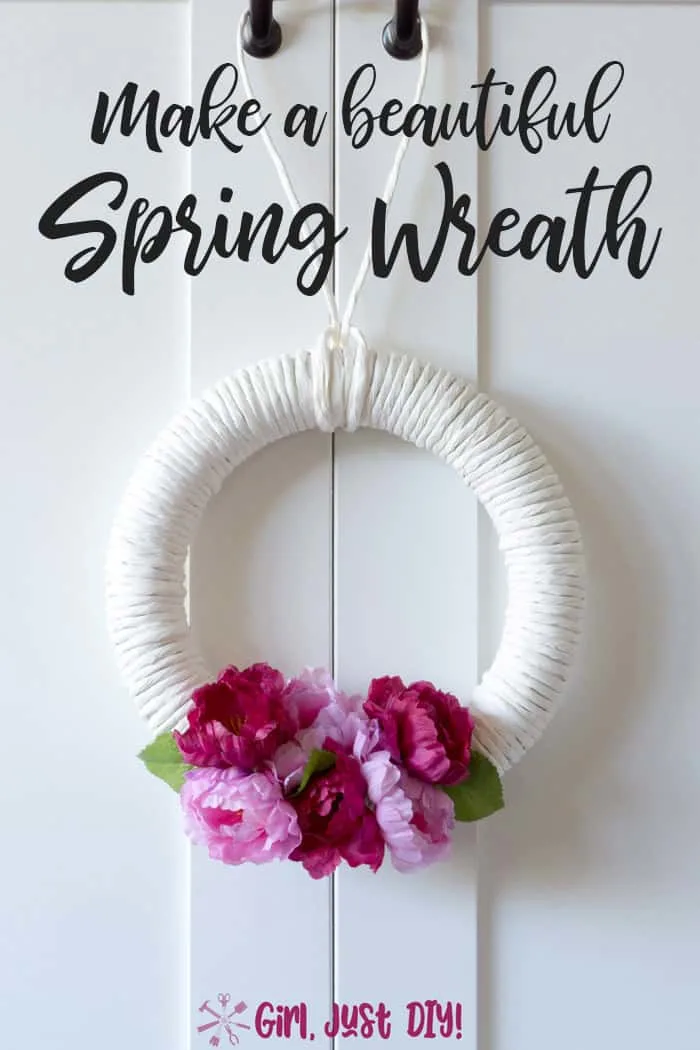 Pretty Valentine Wreath: Easy DIY with Ribbon - A Pop of Pretty