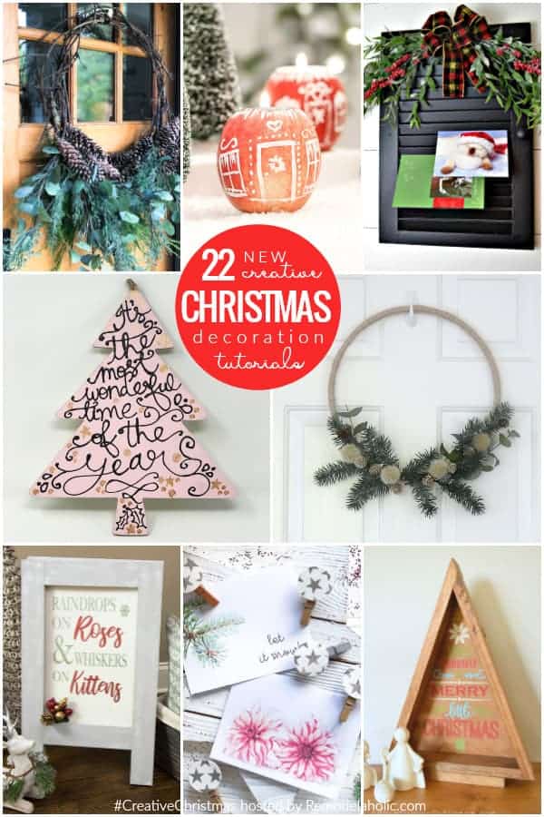 Button christmas ornaments roundup collage by remodelaholic.