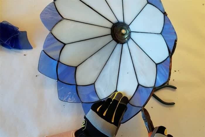 Easy Mirror Diy A Hanging, How To Build A Stained Glass Lamp Shade
