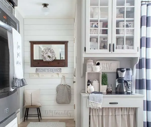 Shiplap wall added to kitchen  in Household DIY Projects.
