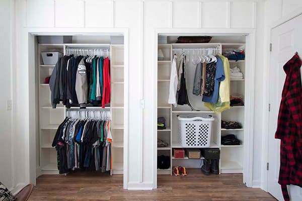 Closet System in bedroom added in Household DIY Projects.