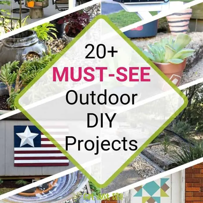 20+ Outdoor DIY Projects Square Collage