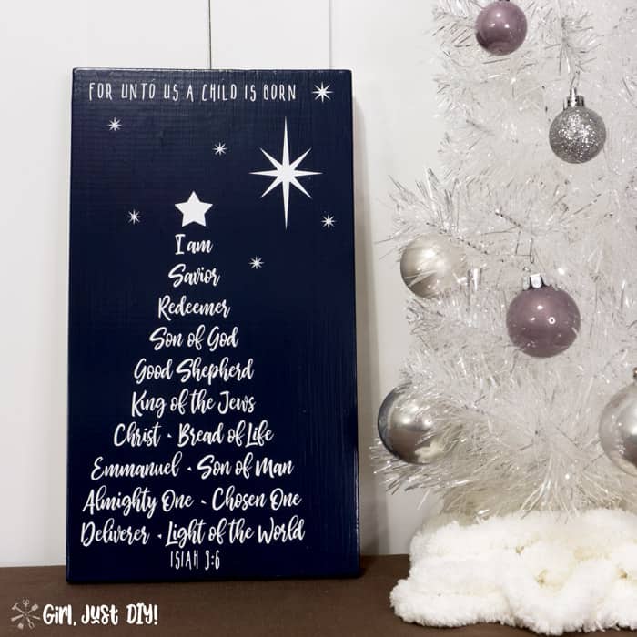CHRISTMAS TREE SHAPED HANGING SIGN GREY /WHITE AMUSING WORDING 6 CHOICES 