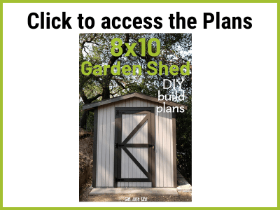 8x10 Shed plans to download