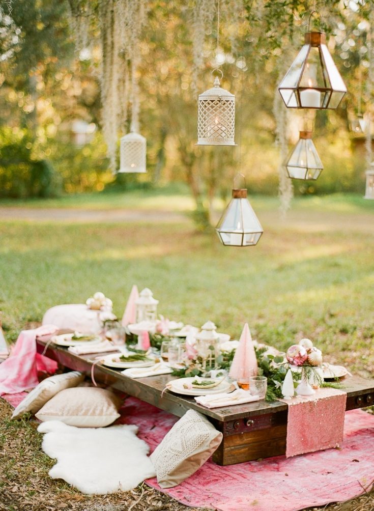 Pink And Green Christmas Decorations 