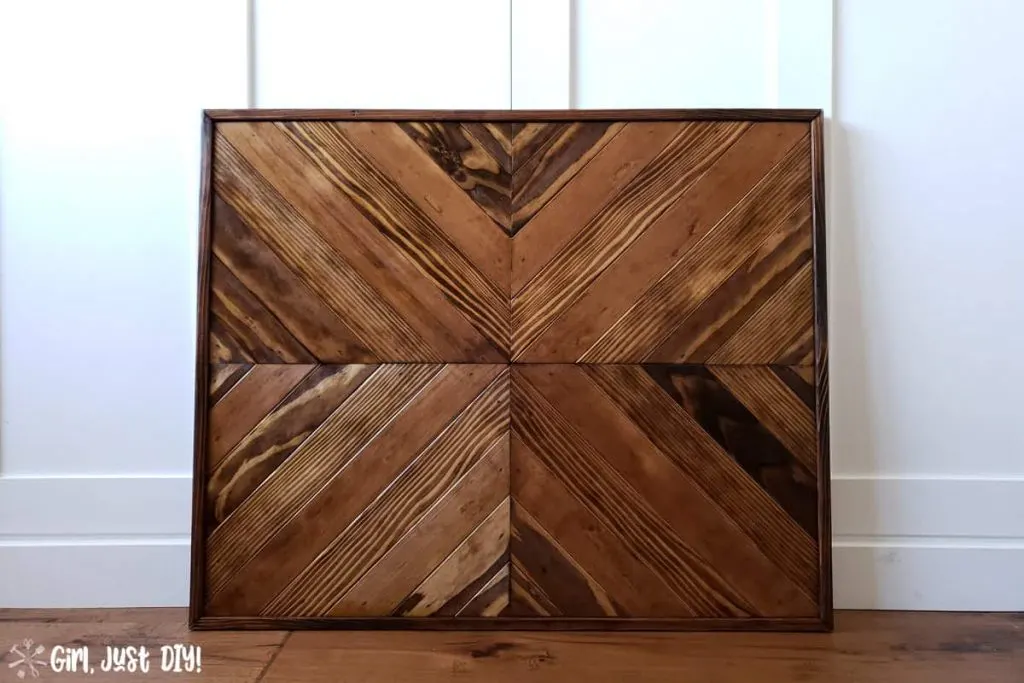 DIY Chevron Wall Art